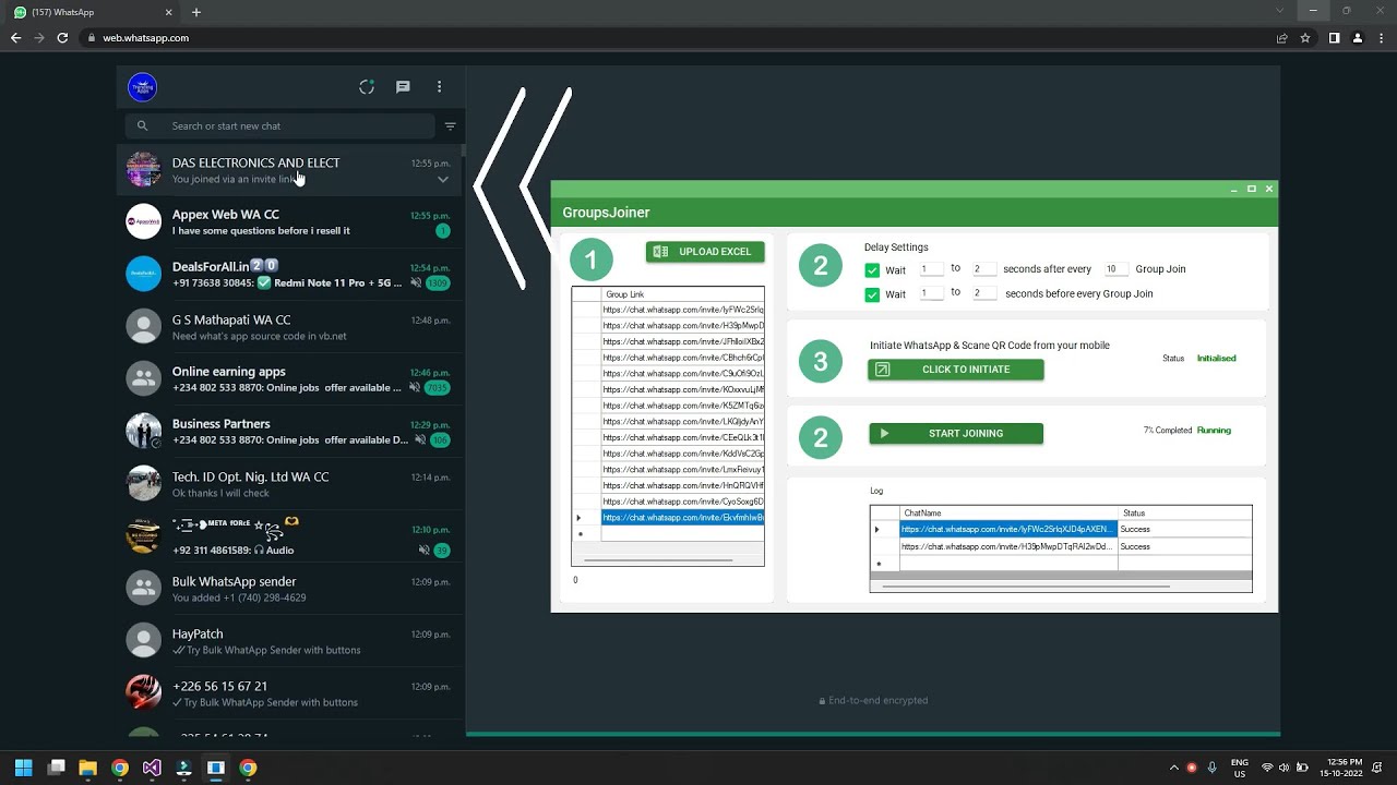Bulk WhatsApp Group Finder and Bulk Group Joiner - WA Sender for Windows | Bulk Marketing Software